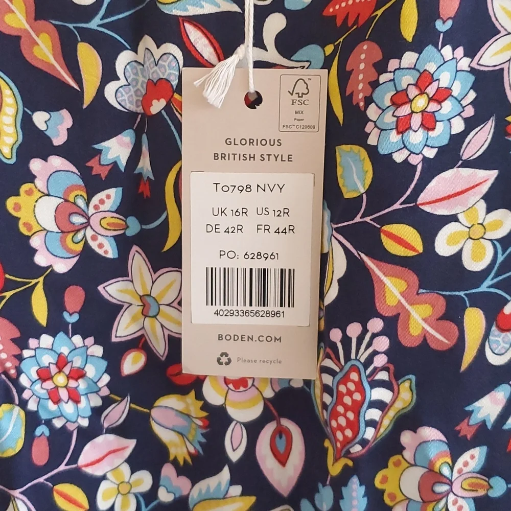 NWT Boden floral jumpsuit - Picture 2 of 6